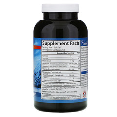 Carlson Labs, Cod Liver Oil Gems, капсулы из жира печени дикой норвежской трески, высшего качества, 1000 мг, 250 капсул