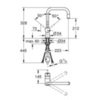 GROHE Minta 32067000 Смеситель для мойки с выдвижным изливом