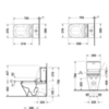 Duravit DuraStyle 2156590000 Унитаз моноблок с вертикальным смывом, только в сочетании с SensoWash, с отдельным бачком (не вкл.бачок)