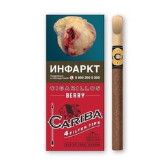 Сигариллы с деревянным мундштуком CARIBA Ягоды (4шт.)