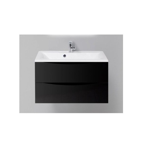 BelBagno Marino MARINO-800-2C-SO-NL-P Тумба под раковину подвесная, 80x44.8, цвет: чёрный