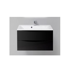 BelBagno Marino MARINO-800-2C-SO-NL-P Тумба под раковину подвесная, 80x44.8, цвет: чёрный фото