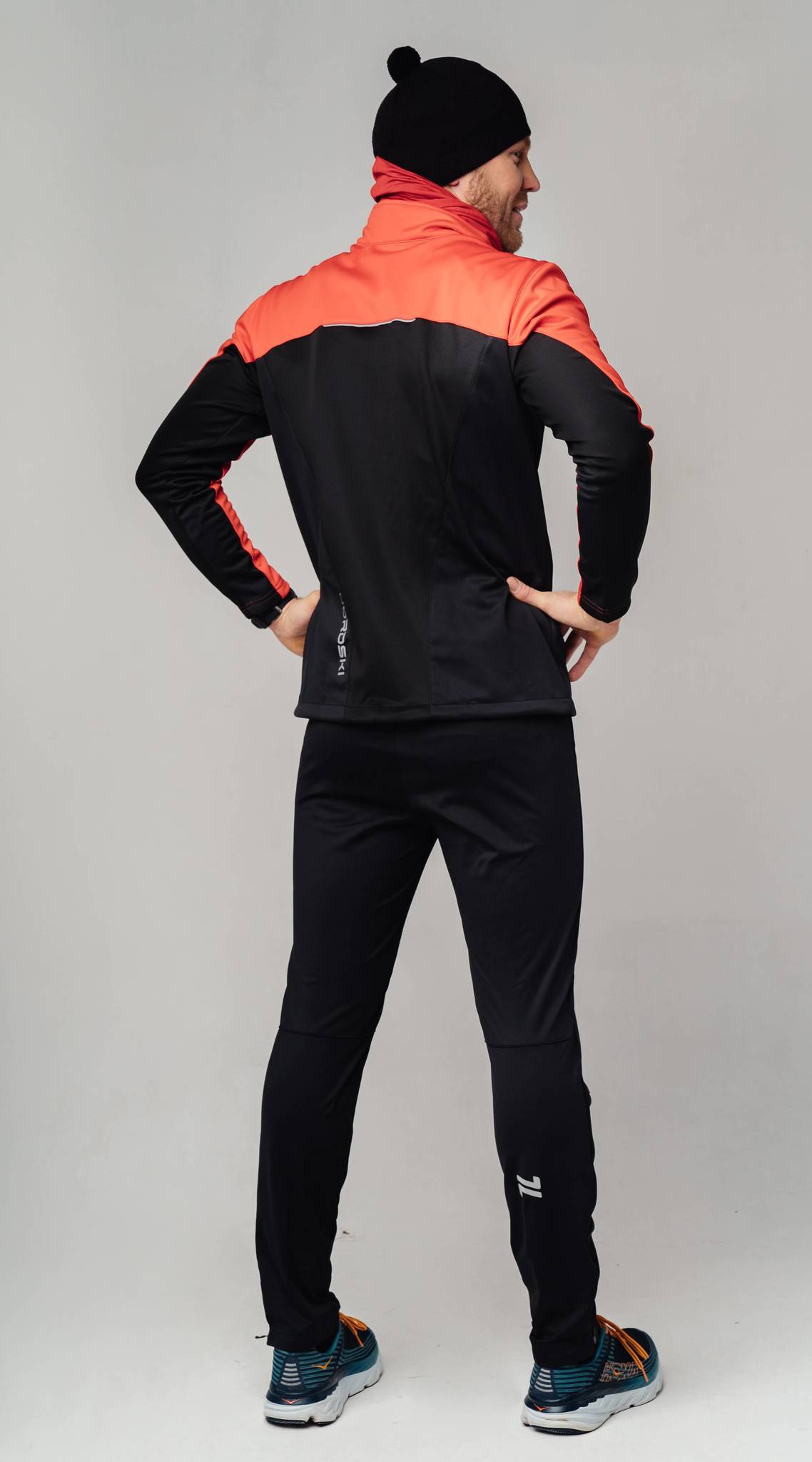 Мужской утепленный лыжный костюм Nordski Active Base red-black - 2