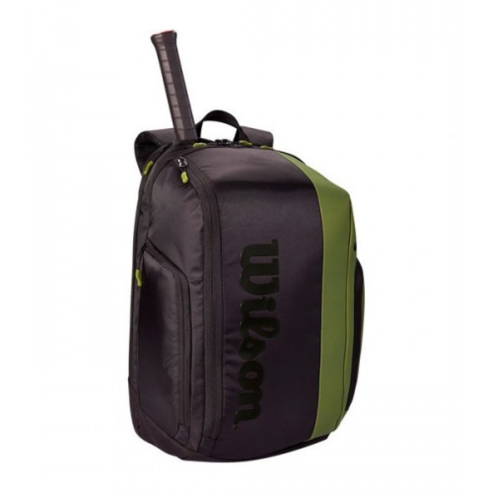 Теннисный рюкзак Wilson SUPER TOUR BACKPACK BLADE (черный/зеленый)