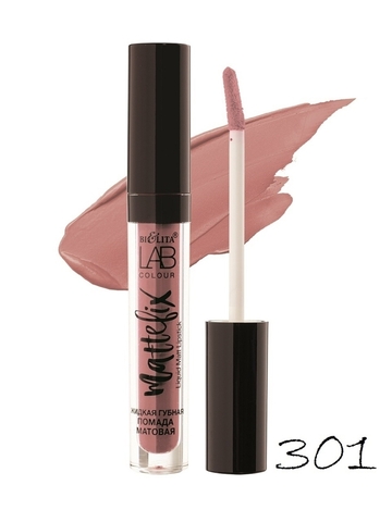 LAB colour Помада губная жидкая матовая MATTEFIX 301 Rose Beige 2,6 мл Белита — фото 2
