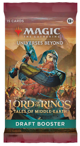 Драфт-бустер Magic: The Gathering (MTG) - Lord of the Rings: Tales of Middle-Earth (на английском)