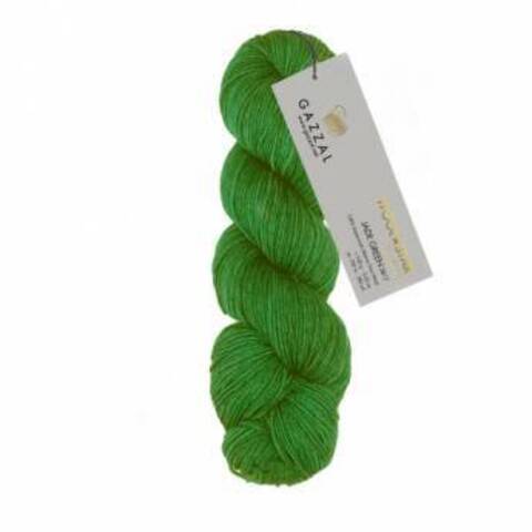 Пряжа Gazzal Wool Star 3817 нефритовый-зеленый