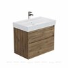 Aquanet 348194 Тумба с раковиной Nova Lite 2.0 75 2 ящ. цв. дуб рустикальный (348194)