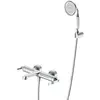 BelBagno BOHEME-VASM-CRM Смеситель для ванны и душа в комплекте с ручным душем, шлангом и держателем, хром