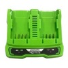 Зарядное устройство для 2-х аккумуляторов Greenworks Арт. 2938907, G40UC2, 40V, 2А, 80Вт — фото 3