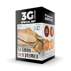 Набор красок AK Interactive German Red Primer Modulation Set 3G, 4 краски