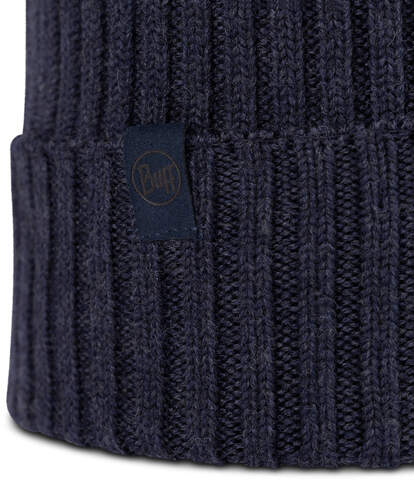 Картинка шапка вязаная Buff Knitted Norval Night Blue - 4