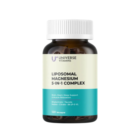 Липосомальный магний 5в1 - 120 вег капсул (40 порций), Universe Vitamins