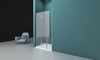 BelBagno Albano ALBANO-BS-13-100+80-C-CR Дверь в проём складывающаяся, с дополнительной неподвижной секцией, цвет: хром