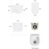 Boheme Avva 973-SET-B Унитаз подвесной, цвет: черный матовый