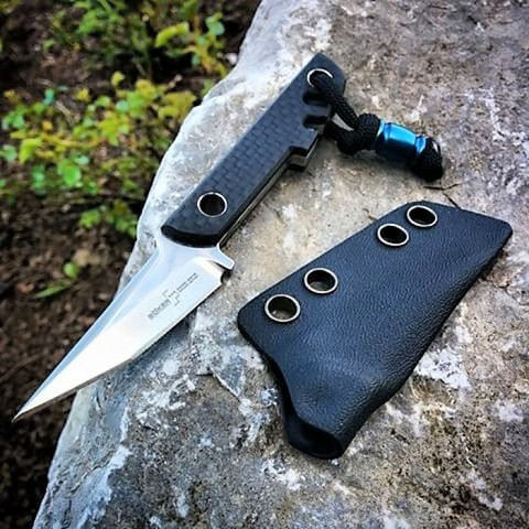 Шейный нож Boker 02bo150 Mini Slik Decade Edition