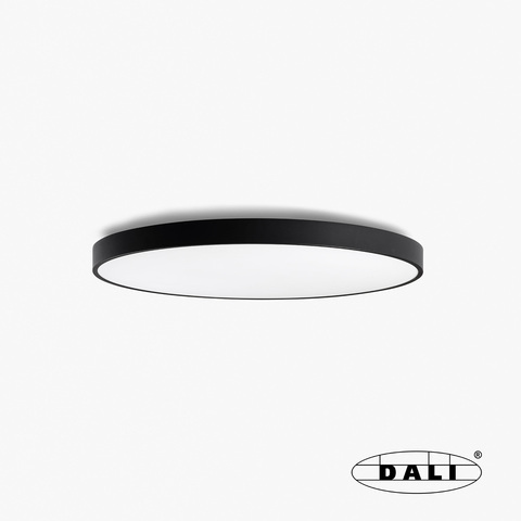 Фото: Потолочный светильник DOMIO Ш800 78W черный OPAL 3000K CRI80 DALI - основной вид