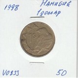 V0833 1998 Намибия 1 доллар V0833 1998 Намибия 1 доллар