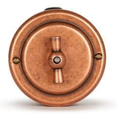 Выключатель ретро поворотный 2 кл. "Старая Медь" VINTAGE-BRASS 30201-3 / 2 группы света