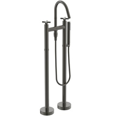 Ideal Standard Joy Neo BD168A5 Двурукоятковый напольный смеситель для ванны Magnetic Grey / Магнит фото