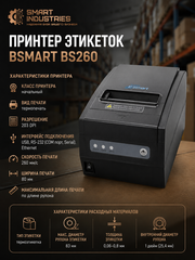 Чековый принтер BSMART BS260