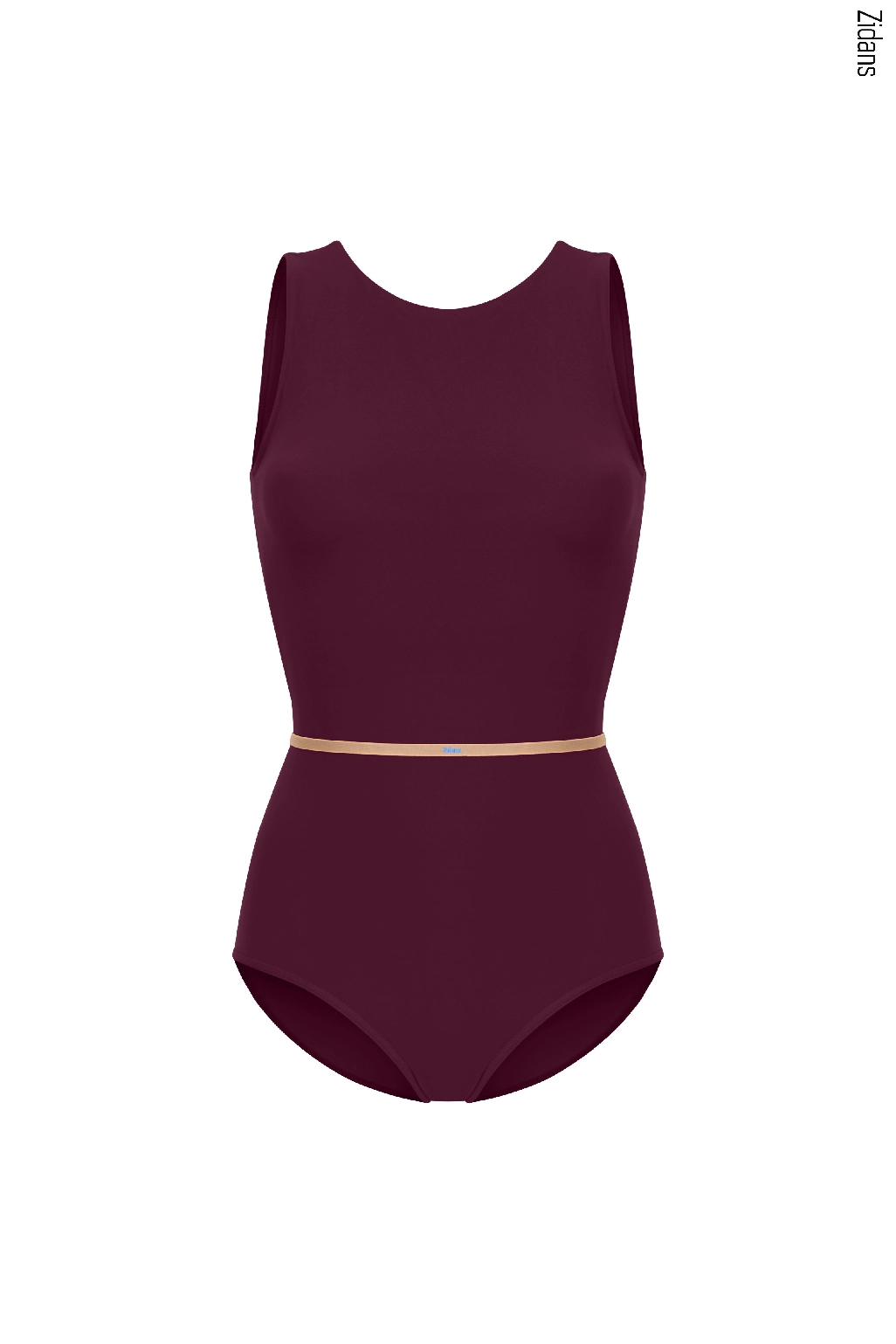Sleeveless leotard | wine