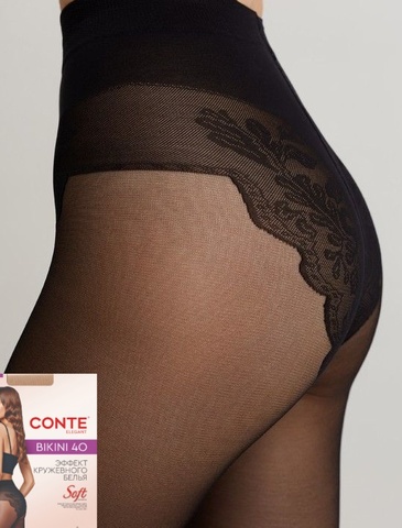 Колготки жен. Conte BIKINI 40,  p.2 nero