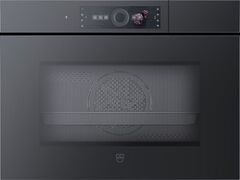 Паровой шкаф V-ZUG CombiSteamer V6000 45M PowerSteam AutoDoor черное стекло CSM6T-23047