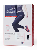 Комплект термобелья из шерсти мериноса Norveg Climate Control Lime-Black женский
