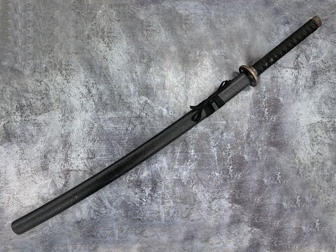 Сувенирная катана Сэйрю, черная, ZZ-2130