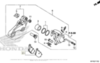 Honda Колодки тормозные задние (2P244) 43105-MW0-425 CBR 600 RR NC 700