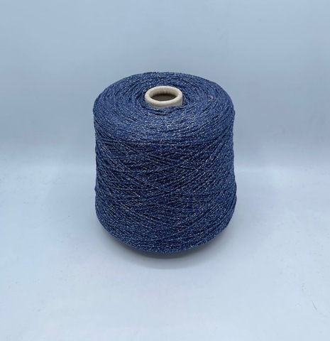 Linsieme (пр.Италия),art.Sirio, 150м/100гр,9% Кашемир, 18% Полиамид, 38% Меринос, 28%Вискоза, 7%Люрекс цвет-Синий+люрекс.арт.32085