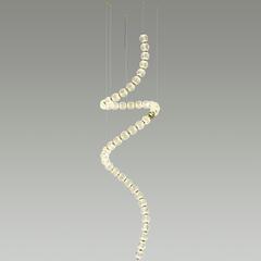 5008/132L L-VISION ODL23 579 золотой/прозрачный/металл/акрил Люстра LED 132W 4000K 6600Лм CRYSTAL