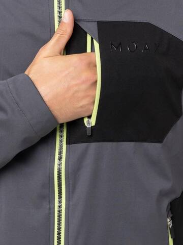 Мужская лыжная куртка Moax Uhta Softshell Light темно-серая