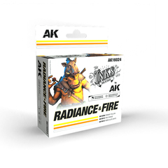 Набор красок AK interactive Radiance & Fire Colors Set (Inks)