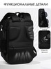 Картинка рюкзак городской Ozuko 9842 Black - 6