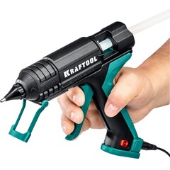 KRAFTOOL Grand 200, d 11 - 12 мм, 25 г/мин, электрический термоклеевой пистолет (06839)