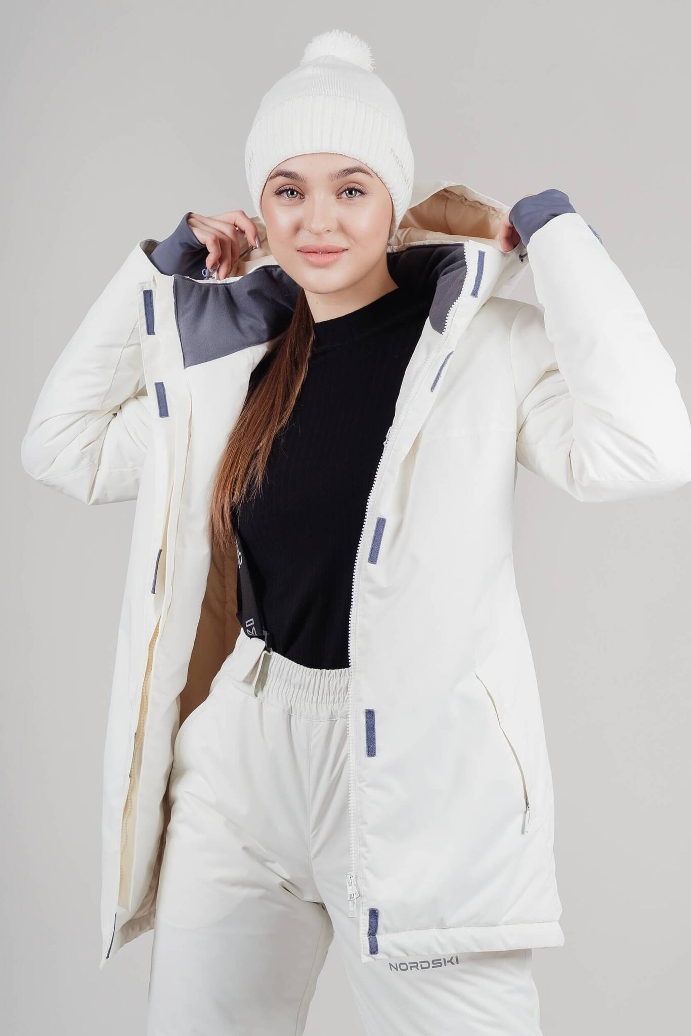 Женская утепленная куртка Nordski Casual cream - 9