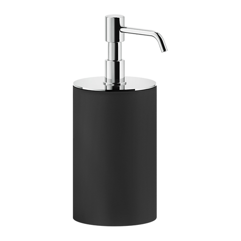 Gessi Rilievo 59538#031 Дозатор для жидкого мыла настольный, цвет: черный/хром