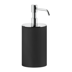 Gessi Rilievo 59538#031 Дозатор для жидкого мыла настольный, цвет: черный/хром фото