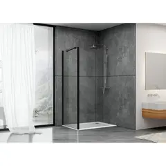 Abber Schwarzer Diamant AG100BS Душевая перегородка, цвет: чёрный фото