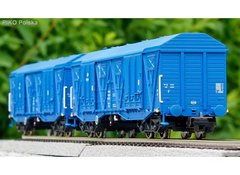 Набор из 2-х грузовых вагонов повышенной емкости 401Ka Gags-t, PKP Cargo VI