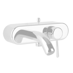 Gessi Goccia 33613#279 Смеситель для ванны без душевого комплекта, с автоматическим переключателем ванна/душ, цвет: белый фото