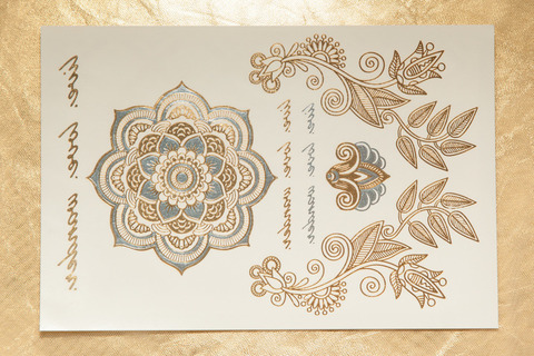 Флеш тату / Flash Tattoo №SNT- 033-B купить за 200&nbsp;руб