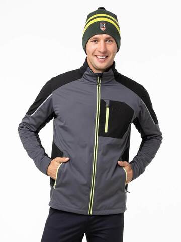 Мужская лыжная куртка Moax Uhta Softshell Light темно-серая