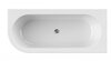 Cezares SLIM CORNER-180-80-60-L-W37-SET Акриловая ванна угловая, цвет: белый