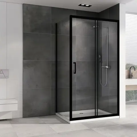 Abber Schwarzer Diamant AG30120B-S75B Душевой уголок, цвет: чёрный