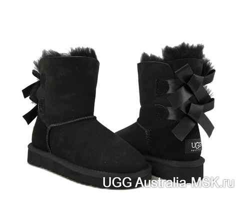 UGG kids bailey bow black