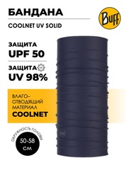 Бандана-труба летняя Buff CoolNet Solid Night Blue