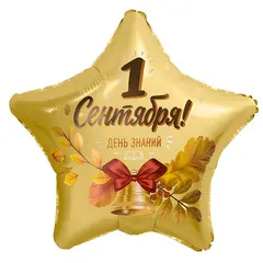 Фигура гелиевая звезда 1 сентября